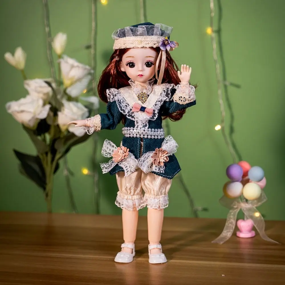 Подвижная кукла принцессы BJD с большими глазами корейский макияж густые волосы 30