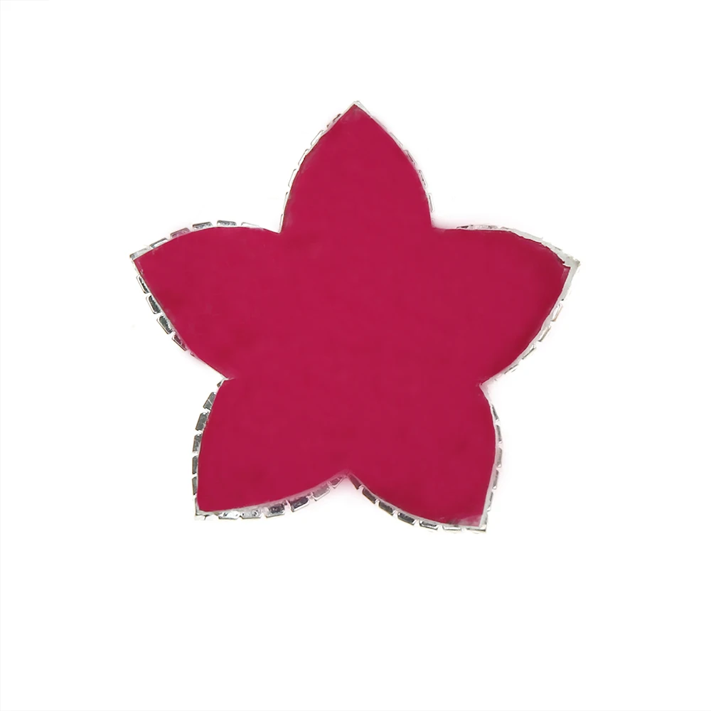 New 1 Pair Rhinestone Nipple Cover Sexy Women Reusable Petal Nipple Pasties Protector Self Adhesive Silicone Nipple Accessories