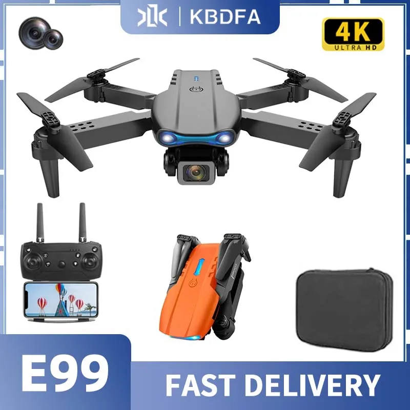 

Professional Quadcopter Obstacle Avoidance E99 Pro Drone RC Helicopters 4K Dual Camera Dron Remote Control Toys