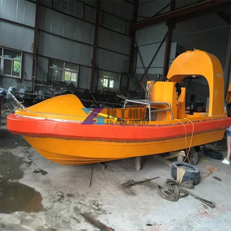 SOLAS 5 05 м Огнестойкий FRP Быстроспасательная лодка Craft Solas Approval GRP Быстрая скорость