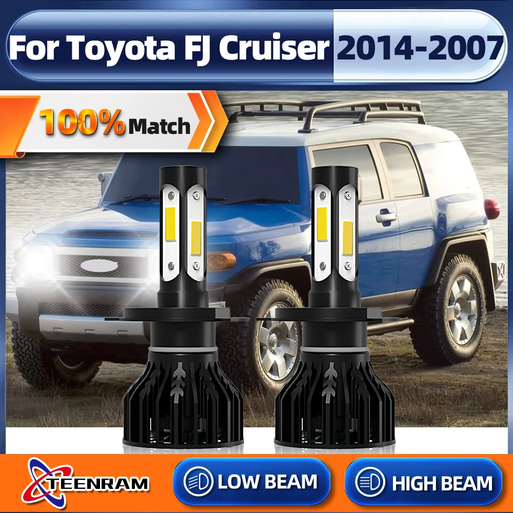 

H4 LED Headlight Bulbs 20000LM 6000K CSP Chips Auto Lamp Canbus Car Light 120W For Toyota FJ Cruiser 2007-2013 2014 2015 2016