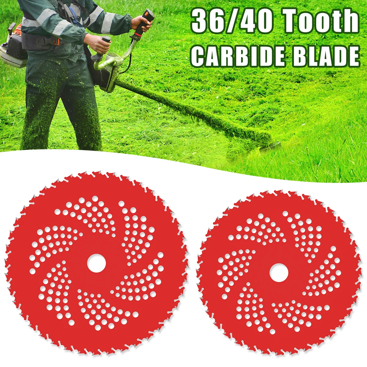

Trimmer Blade 6/10 Inch 36/40 Teeth Sharp Round Weed Eater Blade Wear Resistant Brush Cutter Saw Blade Weeder Accessories for