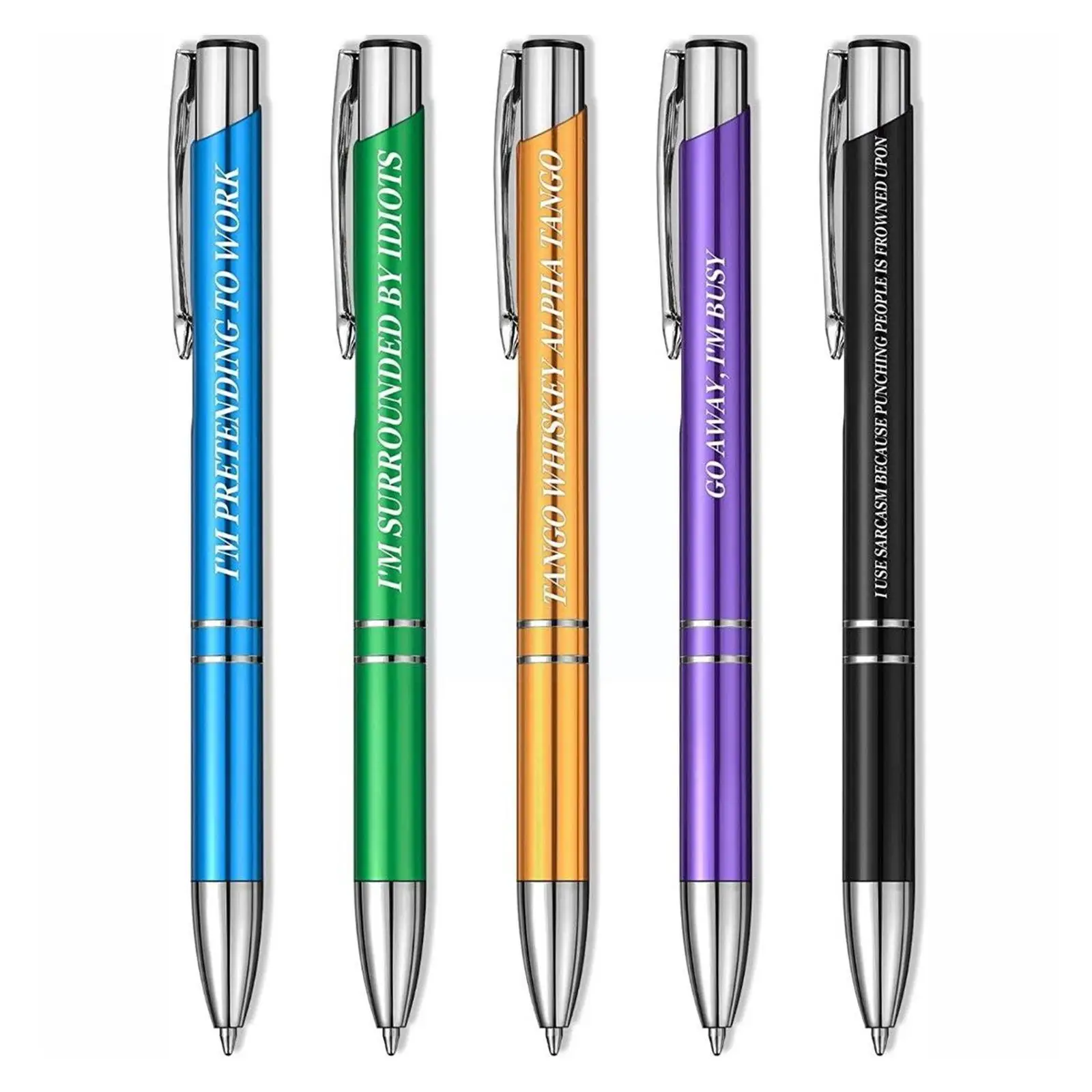 

Fun writing ballpoint pen Engraved Bulk Metal Ballpoint Pens Pens For School Business Office Stationery O3N3