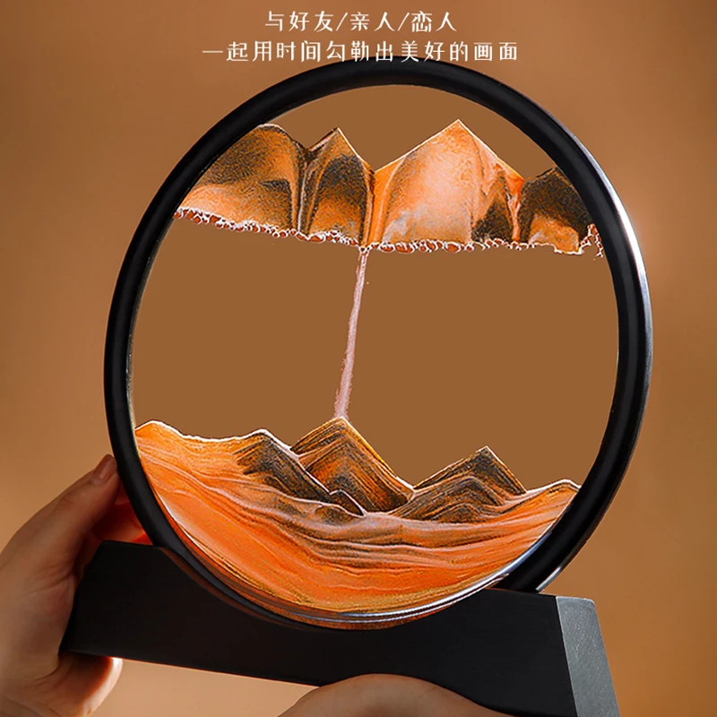 Стеклянный 3d-песок движущийся песок 7/12 дюймов |
