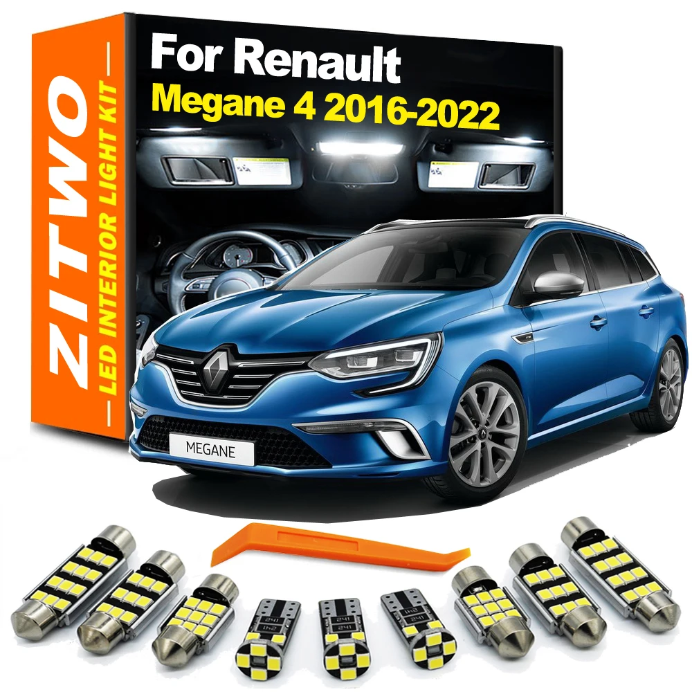 12 шт. встроенная лампа для чтения багажника Renault Megane 4 MK4 IV 2016 2017 2018 2019 2020 2021