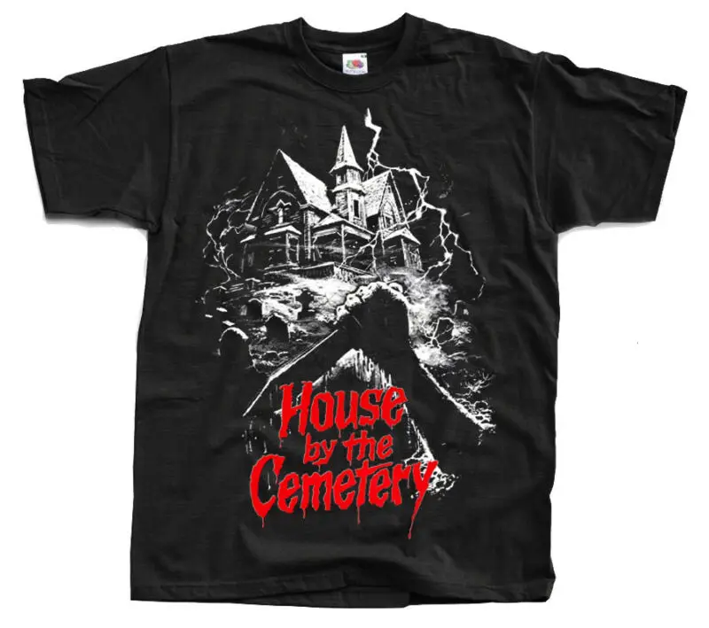 

The House by the Cemetery movie poster 1981 T-Shirt (BLACK) ALL SIZES