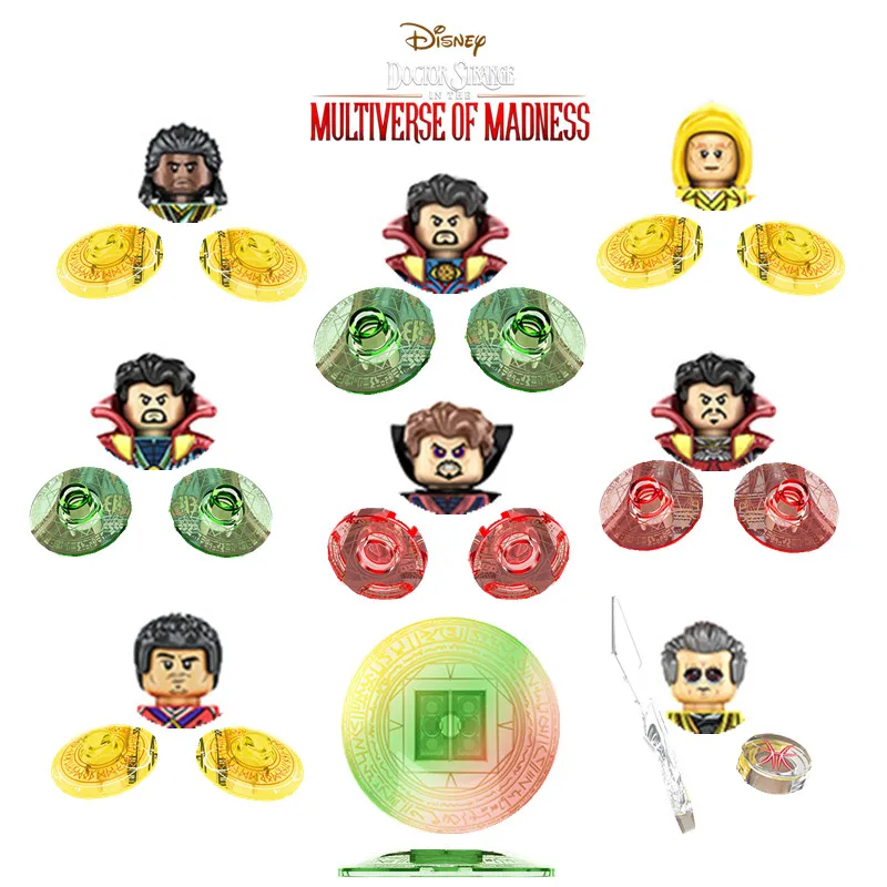 

Disney Marvel Doctor Strange Multiverse of Madness Spiderman No Way Home Peter Figures Avengers Building Brick Block Toys Kid