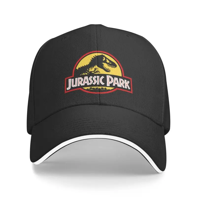 

Personalized Jurassic Park Dinosaur Print Baseball Cap Sun Protection Women Men's Adjustable Dad Hat Summer