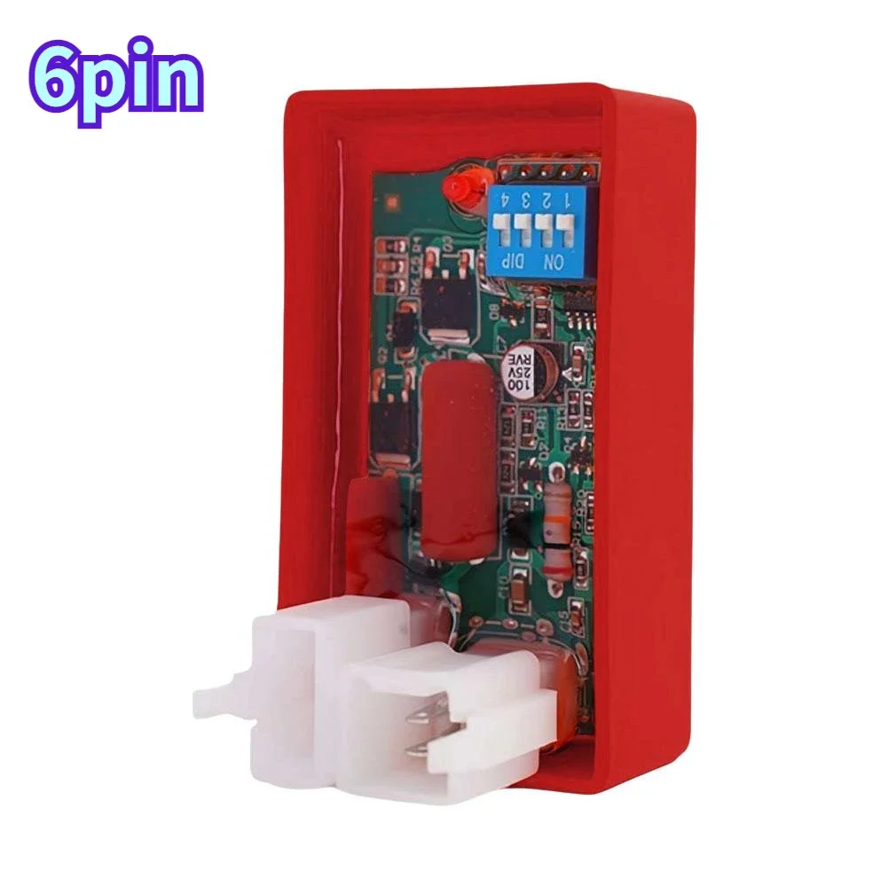 

4/5/6-контактный блок AC CDI с DIP-переключателем, ограничение скорости зажигания мотоцикла 4000-12000 для WAVE100 Racing YX140, соревновательные гонки Y W8T4