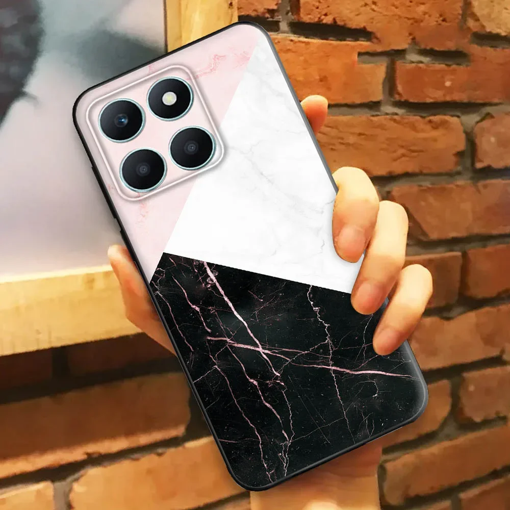 Чехол для Honor X6a противоударные чехлы телефонов силиконовая задняя крышка Huawei