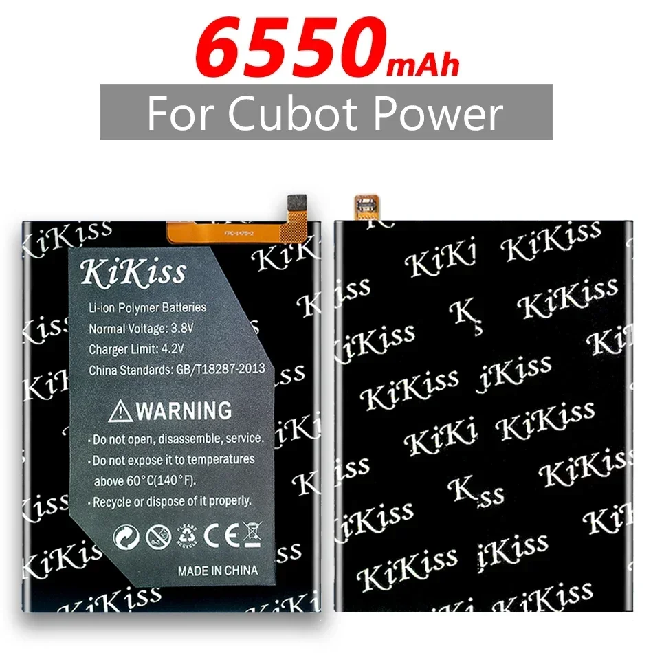 Аккумулятор KiKiss 6550 мАч для аккумулятора Cubot