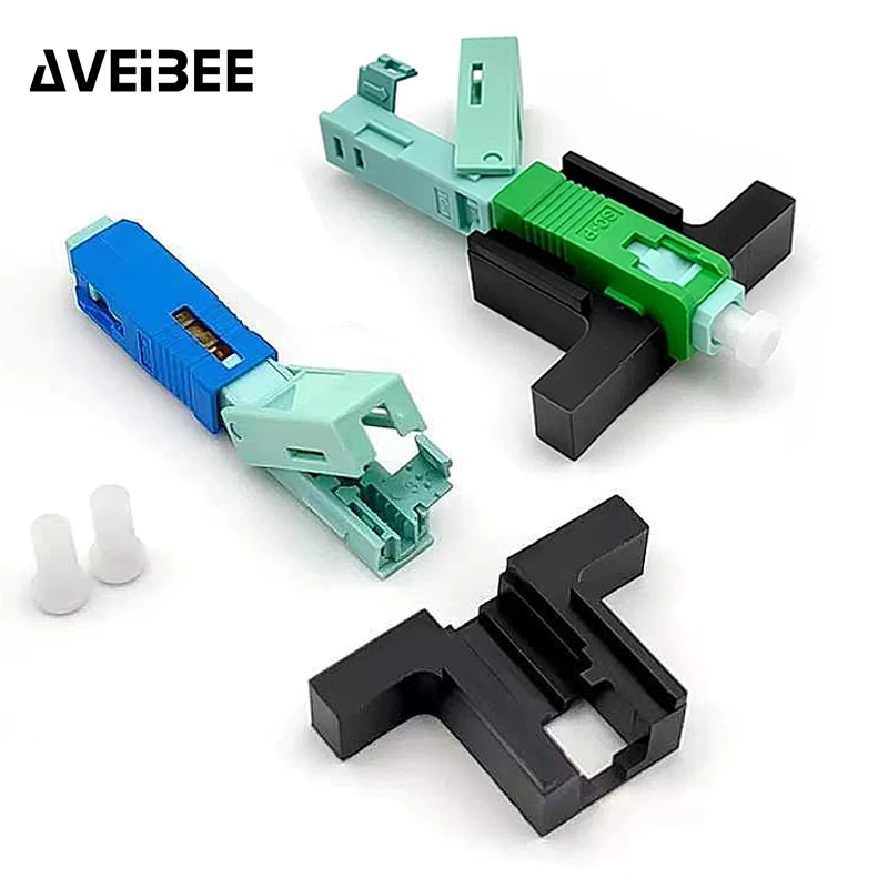 

High Quality 53MM SC APC SM Single-Mode Optical Connector FTTH Tool Cold Connector Tool SC UPC Fiber Optic Fast Connnector
