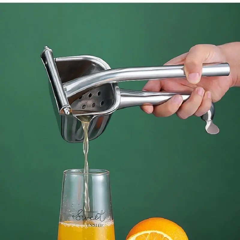 

Manual Juicer Stainless Steel Lemon Fruit Juice Press Orange Juice Machine Pomegranate Lemon Juice Press Kitchen Accessories