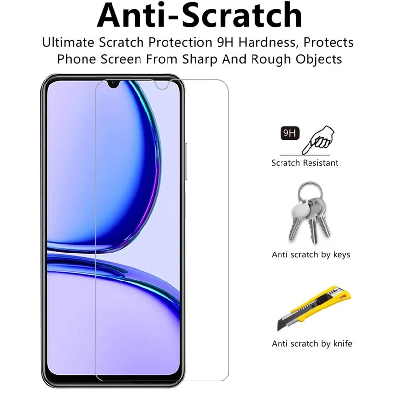 Фото Защитное закаленное стекло Qta для Realme C53, 3 шт., для экрана телефона Realme C53 C 53 53c №4