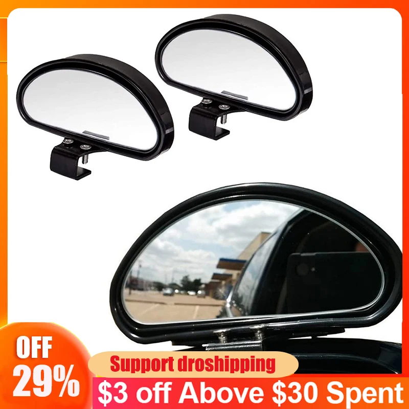 

Car Blind Spot Mirror for Car SUV Truck Vehicle Adjustable Auxiliary Wide Angle Rear View Mirror Universal Auto Accessories