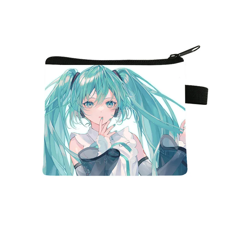 

Kawaii Hatsune Miku Coin Purse Mini Storage Bag Cartoon Portable Tear-Resistant Wear-Resistant Travel Student Festival Gift