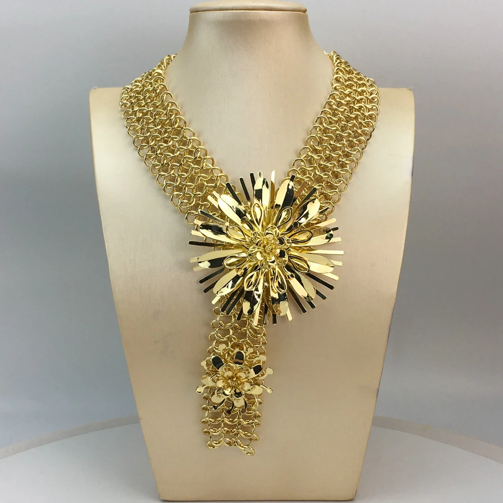 Лидер продаж роскошный бразильский золотистый Медный позолоченный комплект