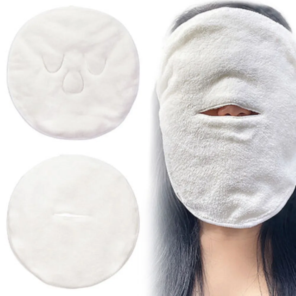 

New Beauty Salon Hot Compress Spa Facial Face Towel Mask Coral Fleece Towel Cotton Towel Makeup Tool