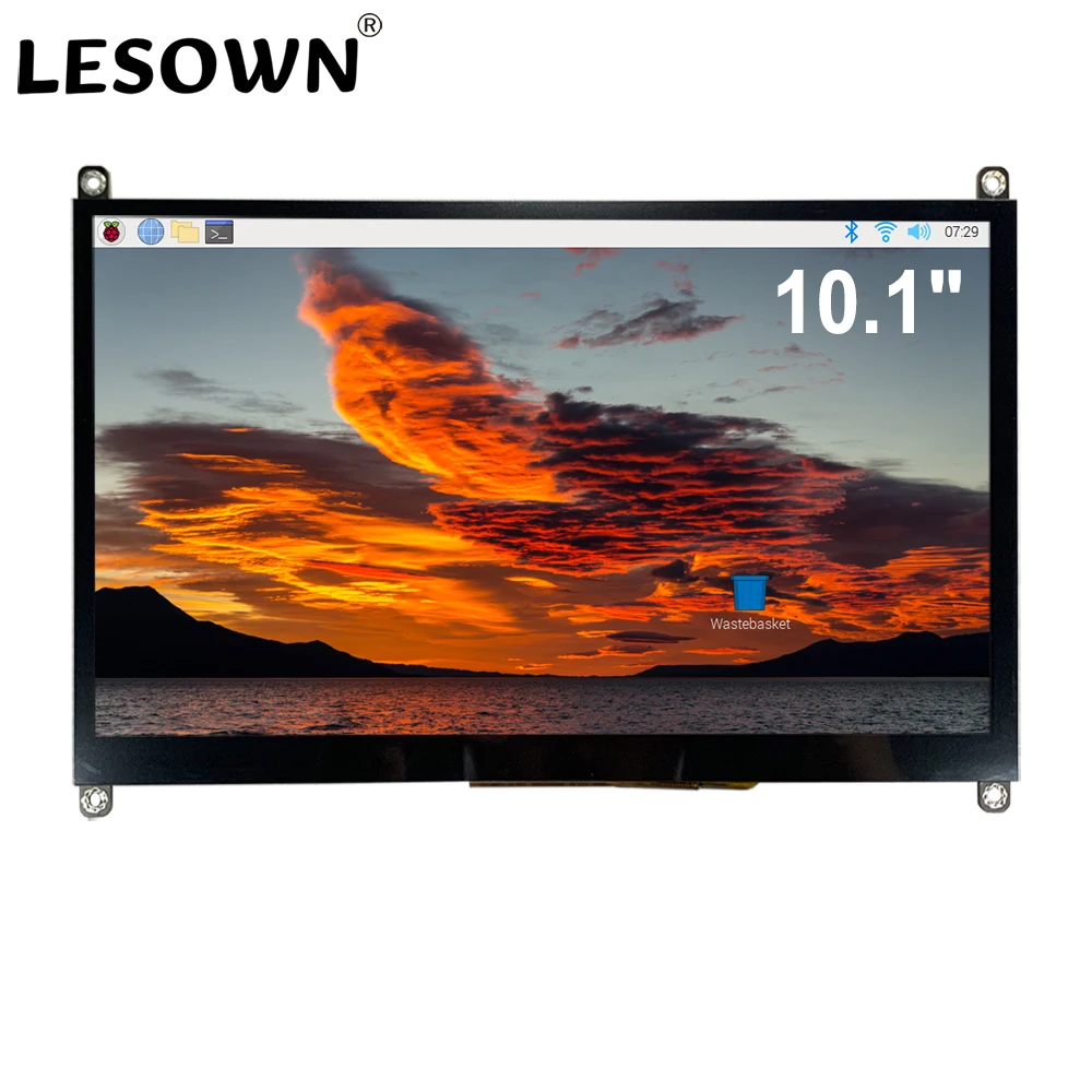 Купи Raspberry Pi 4 LCD Display 10 Inch IPS Display HDMI Touch Screen 1024x600 LCD Monitors 10.1 inch IPS Didplay For PC RPI 3 4 за 4,763 рублей в магазине AliExpress