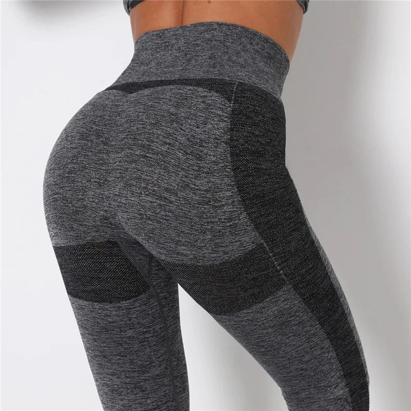 Women Leggins Stretch Fitness Pants High Waist Gym Sports Leggings Quick-drying Workout Running Sportswear Tights Dropship