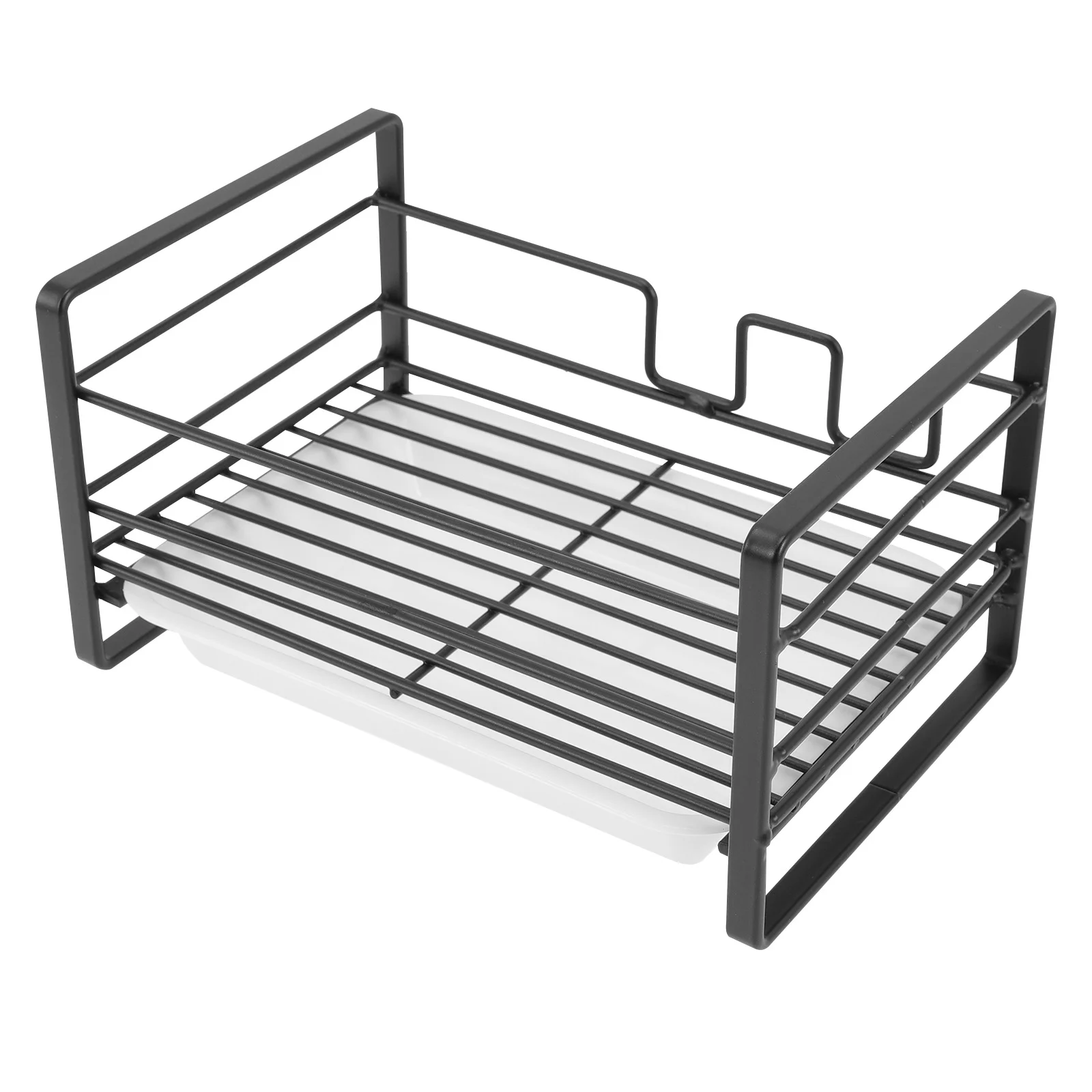 

Rack Dish Kitchen Drying Sink Drainer Holder Drain Sponge Plate Metalsteel Stainlessbowl Proof Rustdraining Iron Wire Utensil