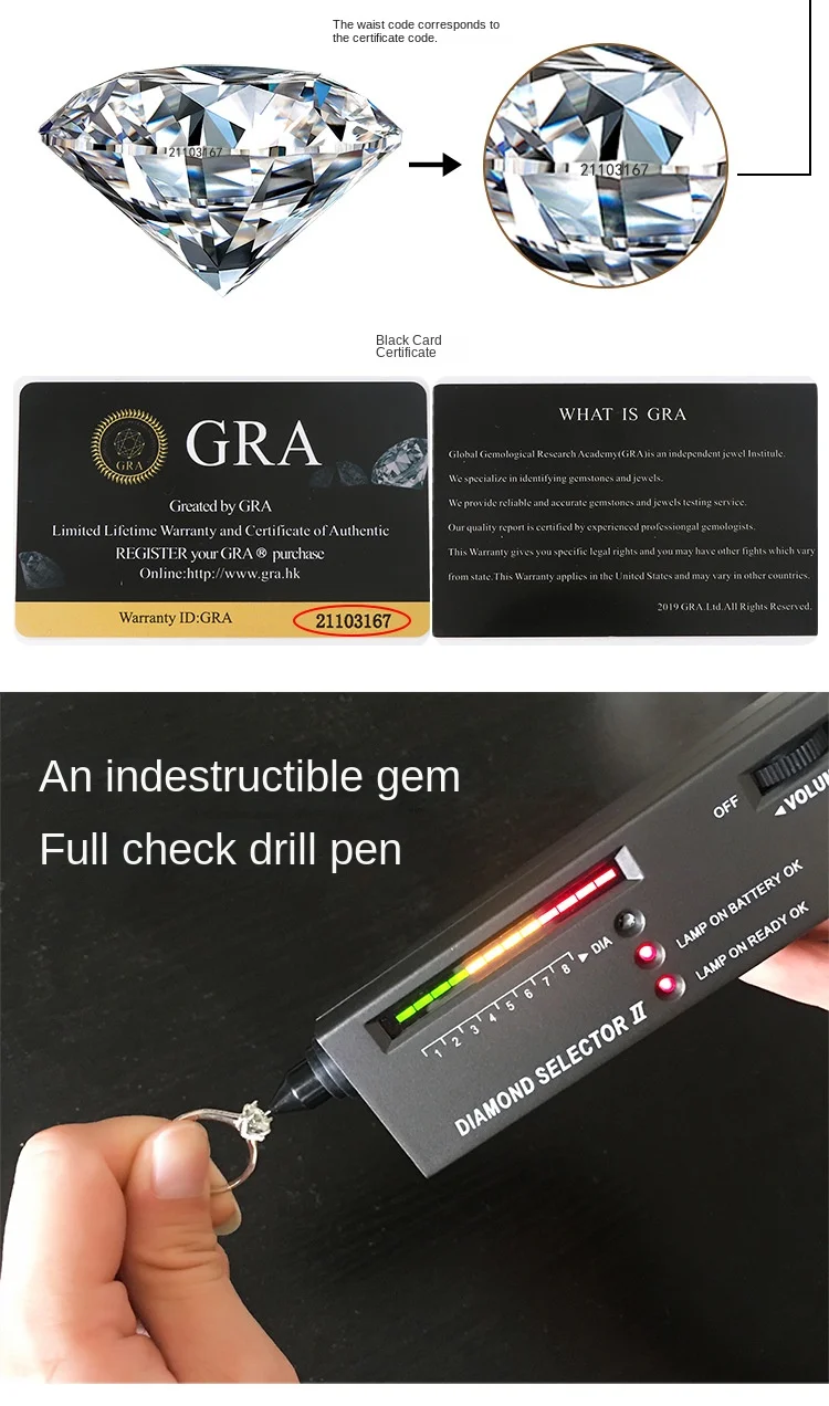 Кольцо Из Стерлингового Серебра 925 Пробы С Муассанитом И Сердечком Парное