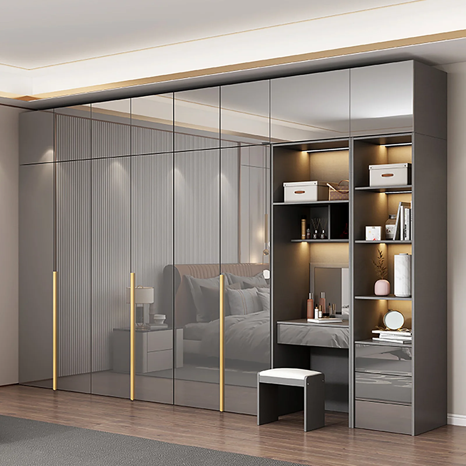 

Women Organizer Wardrobe Drawers Divider Unique Storage Wardrobe Hanger Rail Bedroom Clothes Ropero Armable Household Products