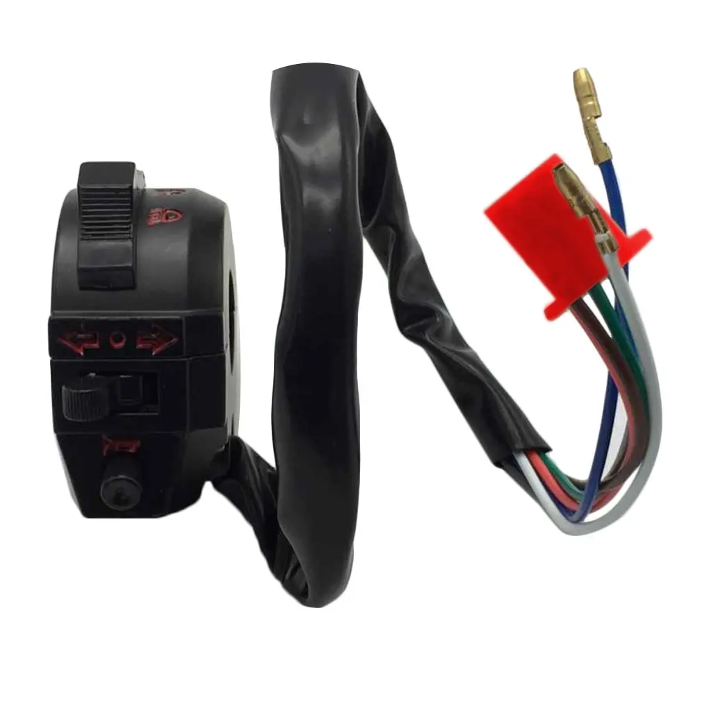 

Universal Handlebar Left ATV Motorcycle Control High/Low Beam light Turn Signal Horn Switch 7/8 waterproof