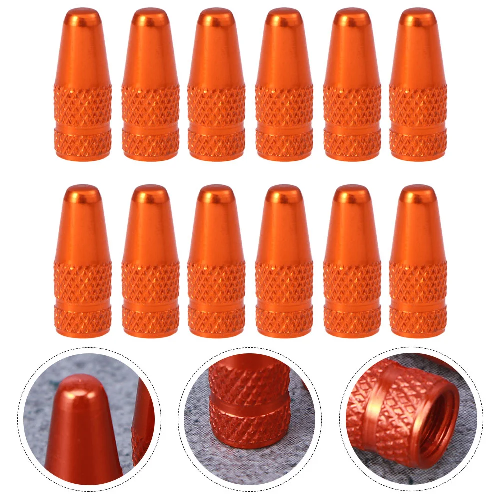 

12 Pcs Valve Cap Motorcycle Bike Metal Valve Stem Caps Mountain Bike Tire Air Cap Stem Air Caps Valve Stem Covers