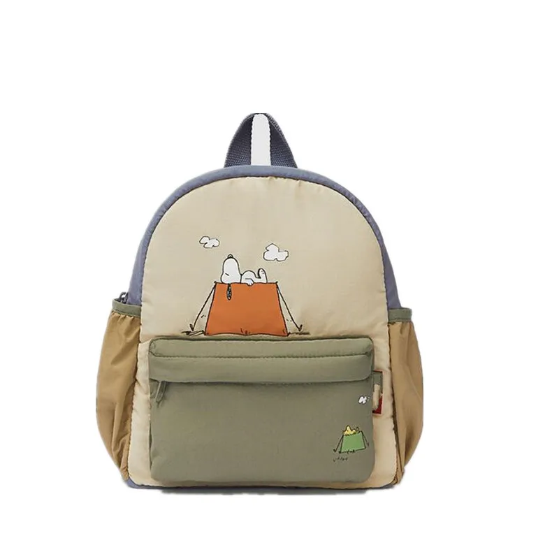 Легкий маленький детский рюкзак с принтом палатки, маленькая школьная сумка для детского сада, милый мультяшный рюкзак