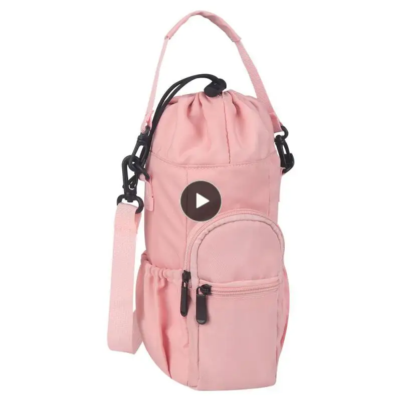 

Pocket Design Protective Case Cross Straps Multifunction Cup Set Bottle Bag Strap Type Insulation Cup Bag Portable And Practical