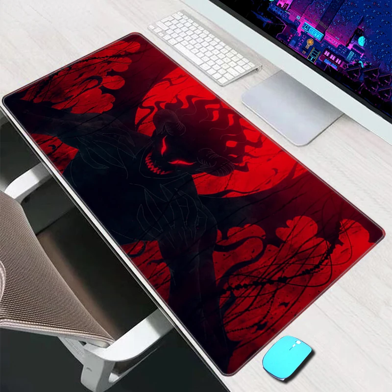 

Black Clover Mouse Pad Anime Gamer PC Gaming Accessories Mousepad Keyboard Laptop Computer Desk Mat LOL Varmilo Mausepad