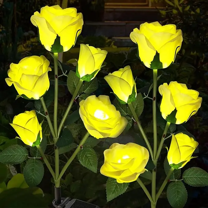 

Солнечные фонари цветочные 5 головок