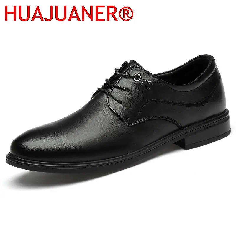 

Genuine Leather Formal Shoes 2022 Trend Casual Mens Shoes Elegant Oxford Top Quality Prom Evening Long Dresses Zapatos De Hombre