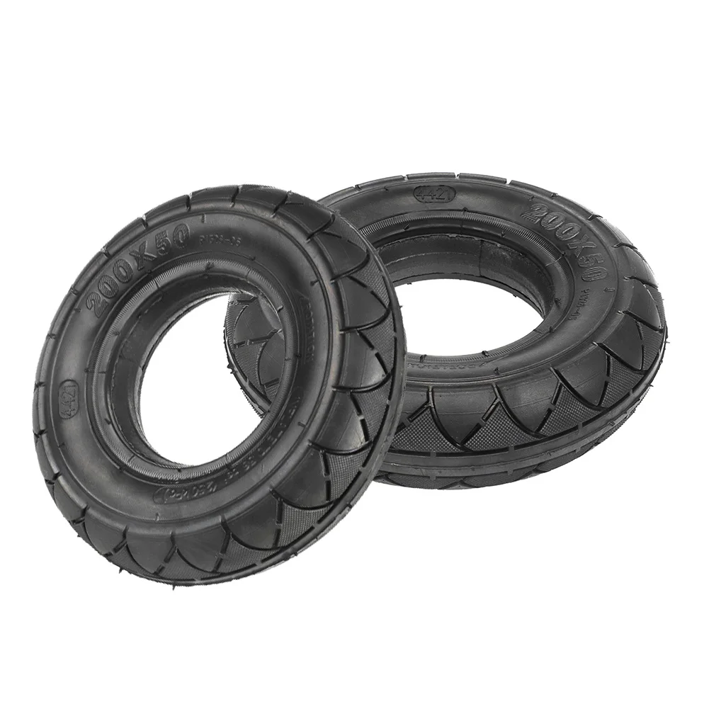 

1pc 8 Inch Electric Scooter Rubber Tyre 200x50 Motor Hub Solid Tire For Electric Bicycle Ebike Accessories Excellent Replacement