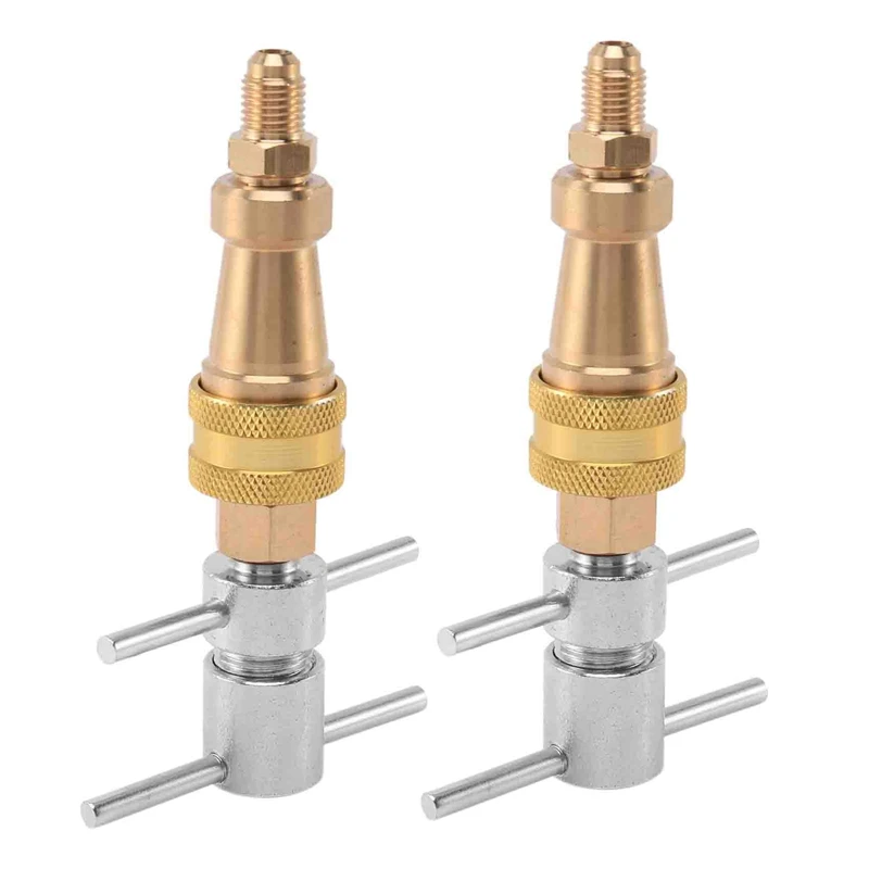 

HOT!2X Tools High Pressure Washer 1/4 Inch FNPT Refrigerator Quick Coupling Brass Washer Quick Connect Plug
