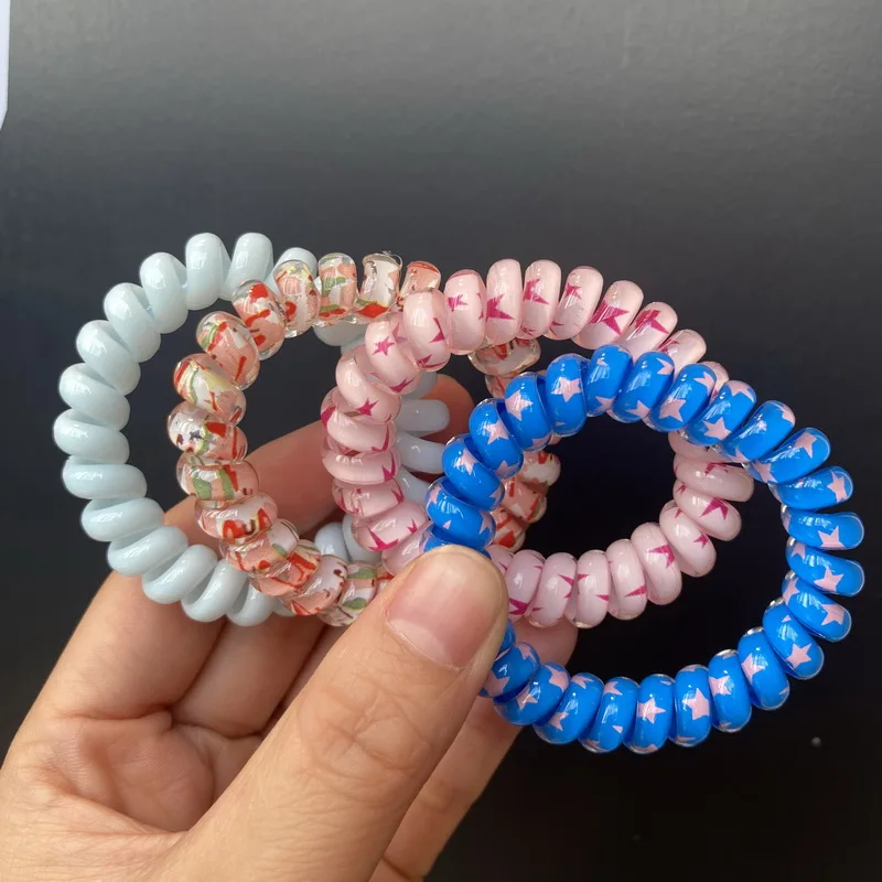 Женская резинка для волос с принтом в ассортименте