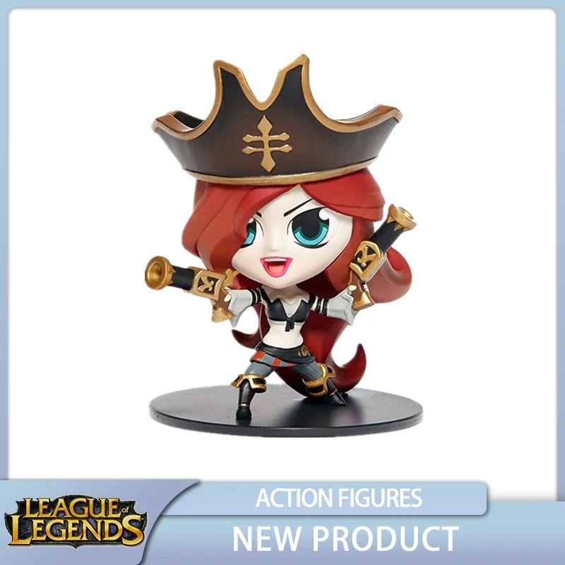 

League of Legends LOL Action Figure the Bounty Hunter Miss Fortune Game Anime Figure Collectible Doll Model Kid Toy Genuine