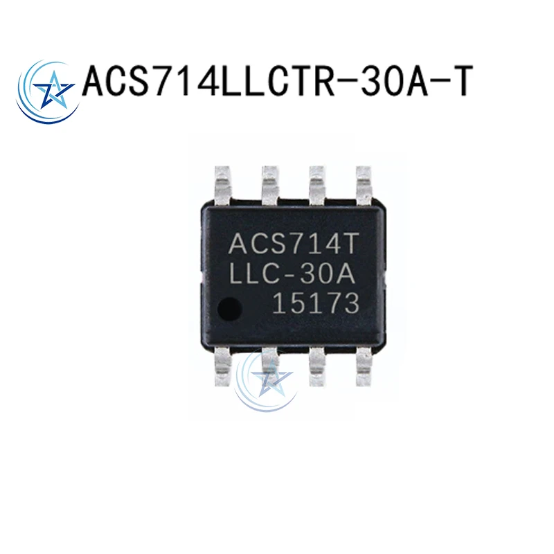 ACS714LLCTR-30A-T ACS714LLCTR-30A ACS714LLCTR SENSOR CURRENT HALL 30A AC/DC Sensor transmitter Current sensor |