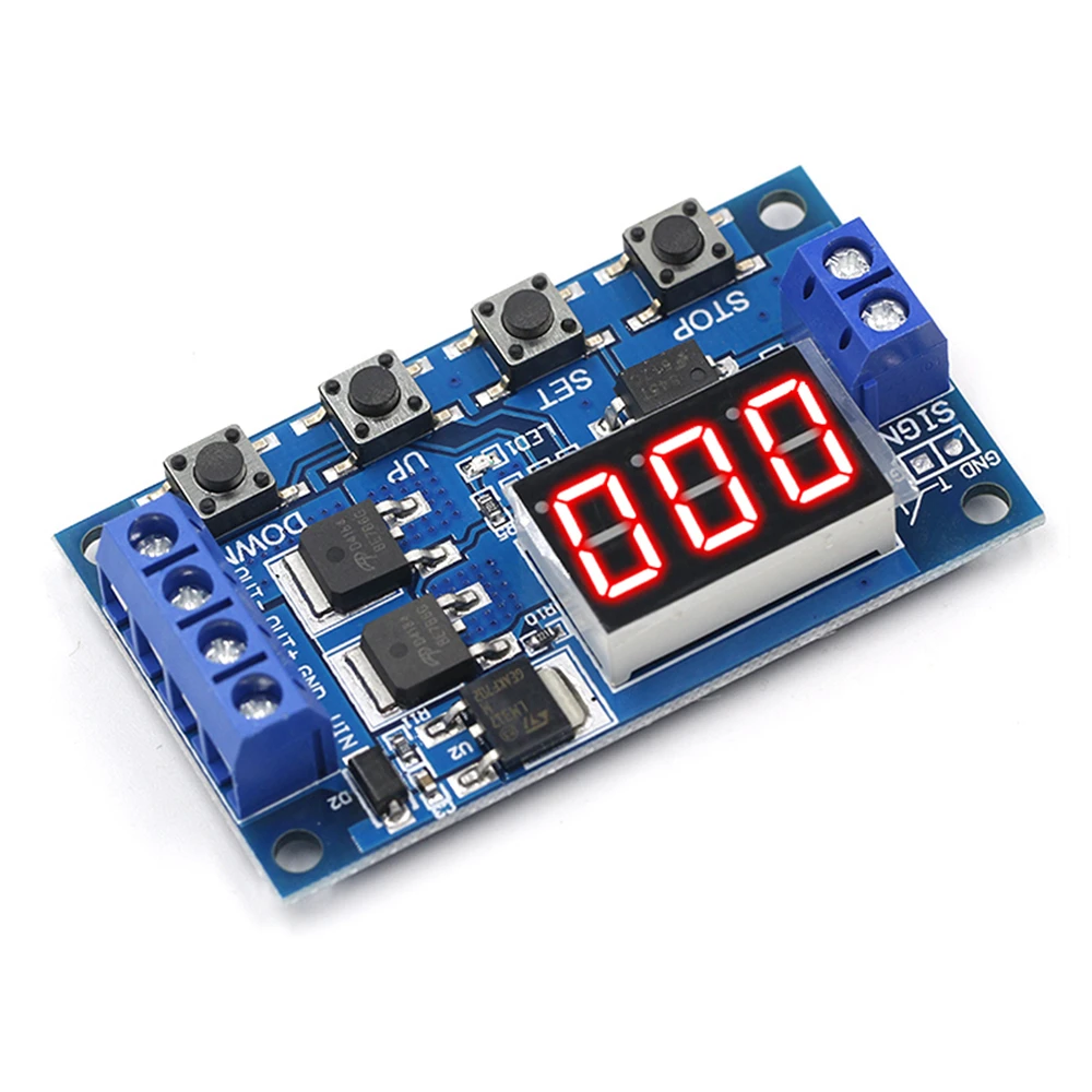 

Trigger Cycle Timer Delay Switch Circuit Board Dual MOS Tube Control Module