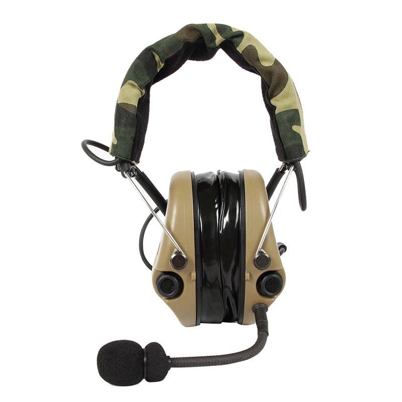 TS TAC-SKY TCIHEADSET LIBERATOR II Silicone Earmuffs Shooting Hunting Noise Cancelling Pickup Headphones-DE