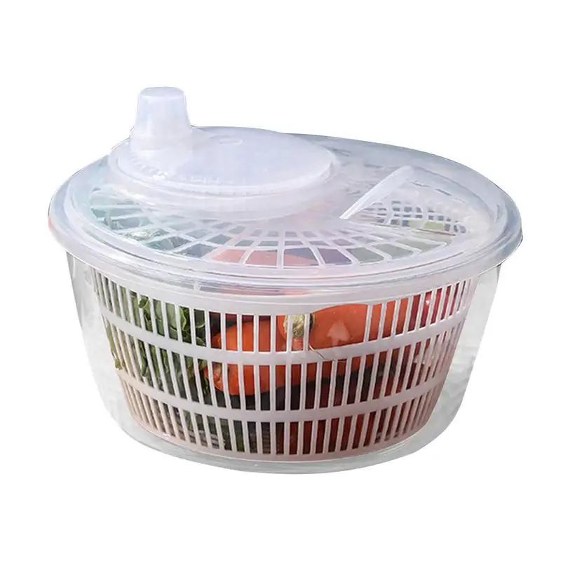 

Lettuce Spinner Reliable And Robust Salad Spinner Fruit Washer And Drainage Outlet Lettuce Greens Washer & Dryer Kitchen Tool