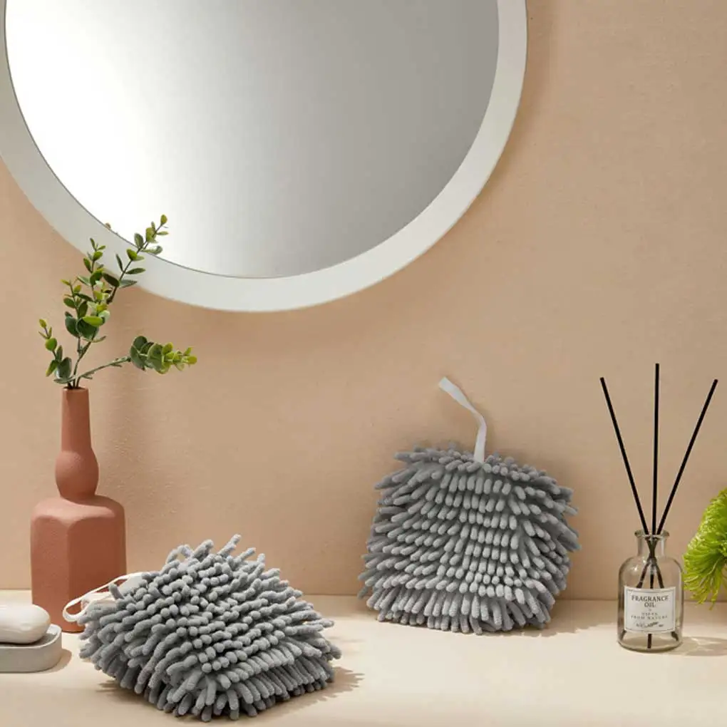 

2 шт. полотенца для рук мягкая мочалка подвесная кухонная Чистка