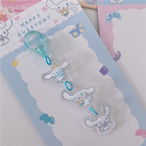 Брелок MINISO Sanrio  Kuromi Melody Cinnamoroll Purin