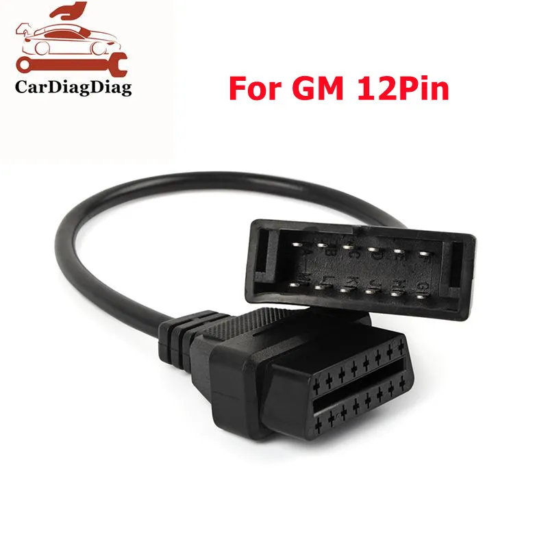 Для 12-контактного автомобильного кабеля GM OBDII OBD 2, стандарт GM12, 16-контактный кабель для автомобилей GM, лучший адаптер для автомобильного сканера