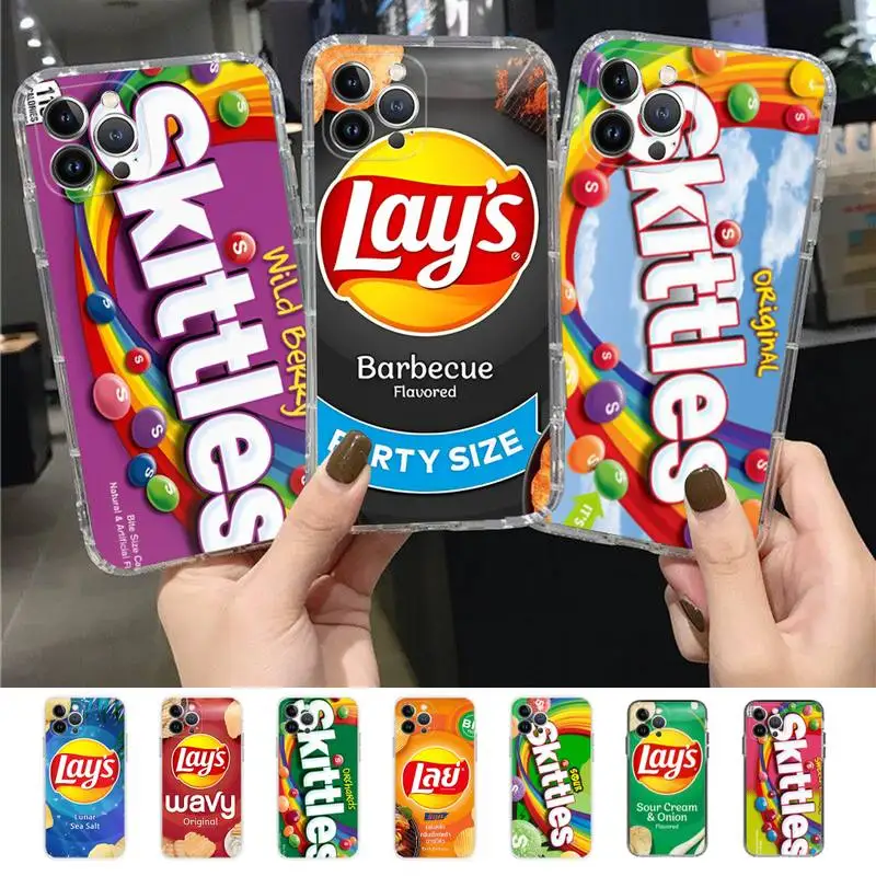 

Candy chips snack Phone Case for iPhone 11 12 13 mini pro XS MAX 8 7 6 6S Plus X 5S SE 2020 XR case