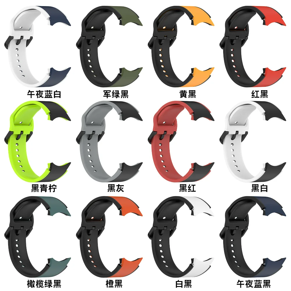 Силиконовый ремешок для Samsung Galaxy Watch 4567 44 мм 40 мм 6-4 Classic 47 мм 43 мм 42 мм 46 мм5 Pro 45 мм, спортивный браслет, аксессуары (art.: 3920d908f87fd) - 3920d908f87fd