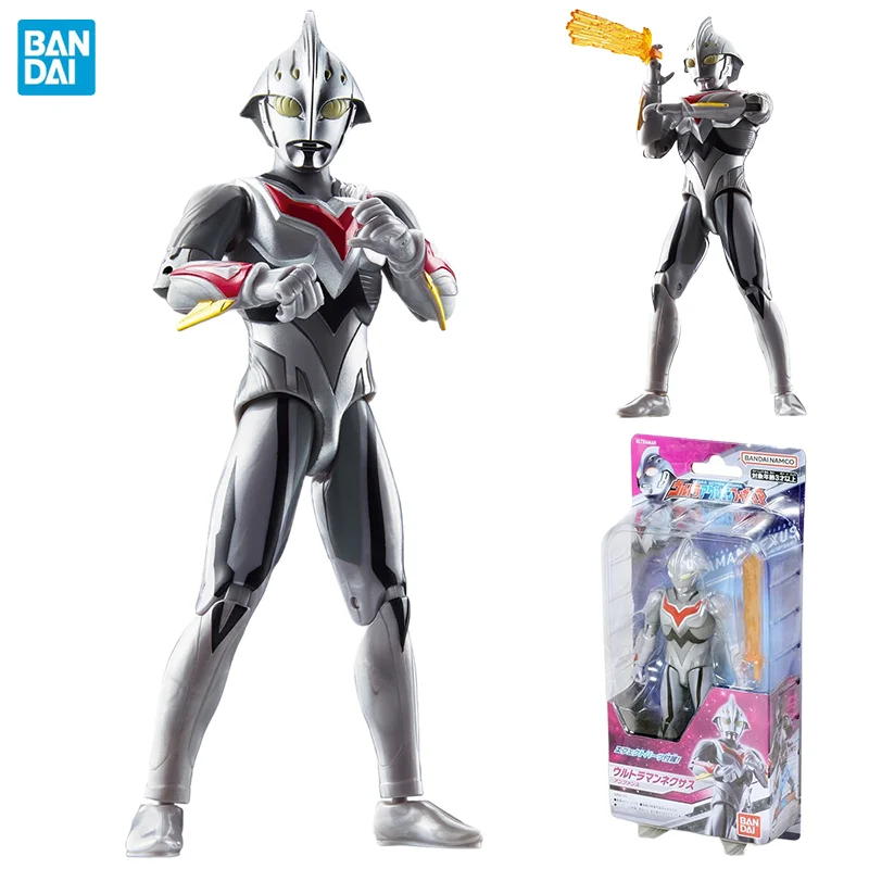 

Original Genuine UAF Ultraman Nexus Bandai Anime Model Toys Action Figure Gifts Collectible Ornaments Boys Kids Girls