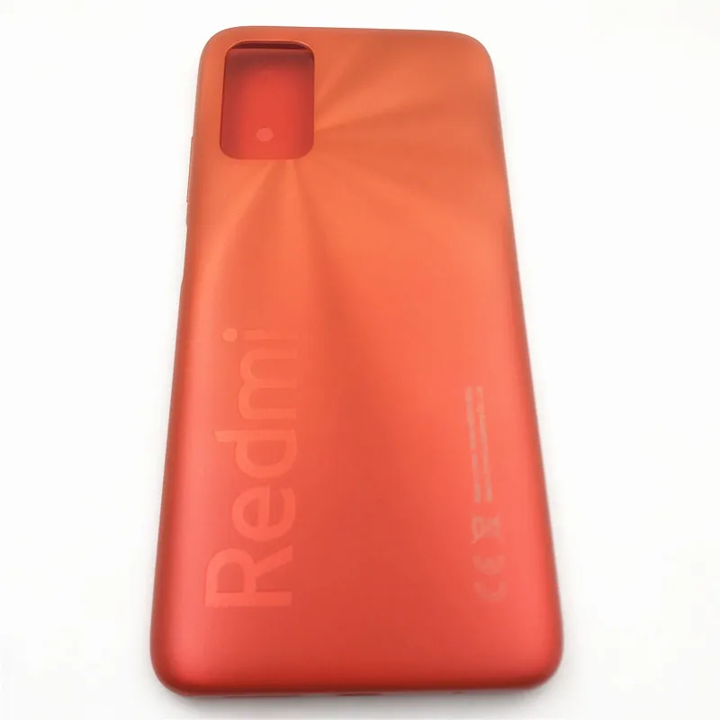 

For Xiaomi Redmi 9T J19S M2010J19SG Plastic Battery Cover Back Housing Rear Door Case With side key Replacement Parts