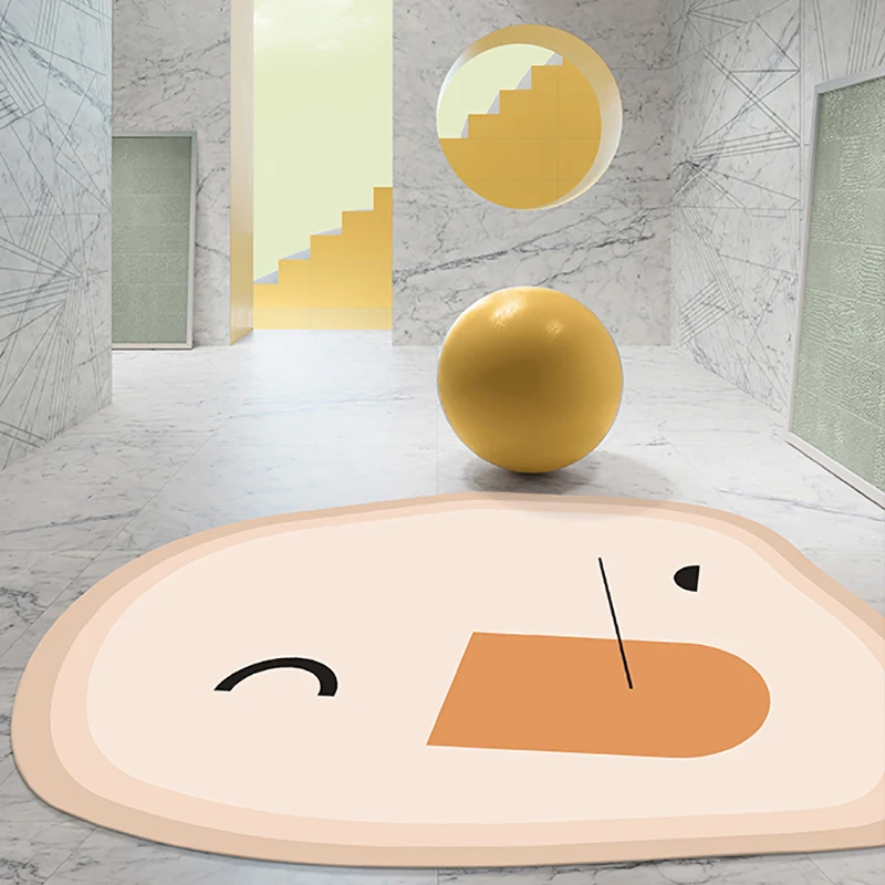 

Nordic Living Room Irregular Carpet Modern Sofa Coffee Table Carpet Study Floor Mat Kids Room Decoration Large Area Washable Rug